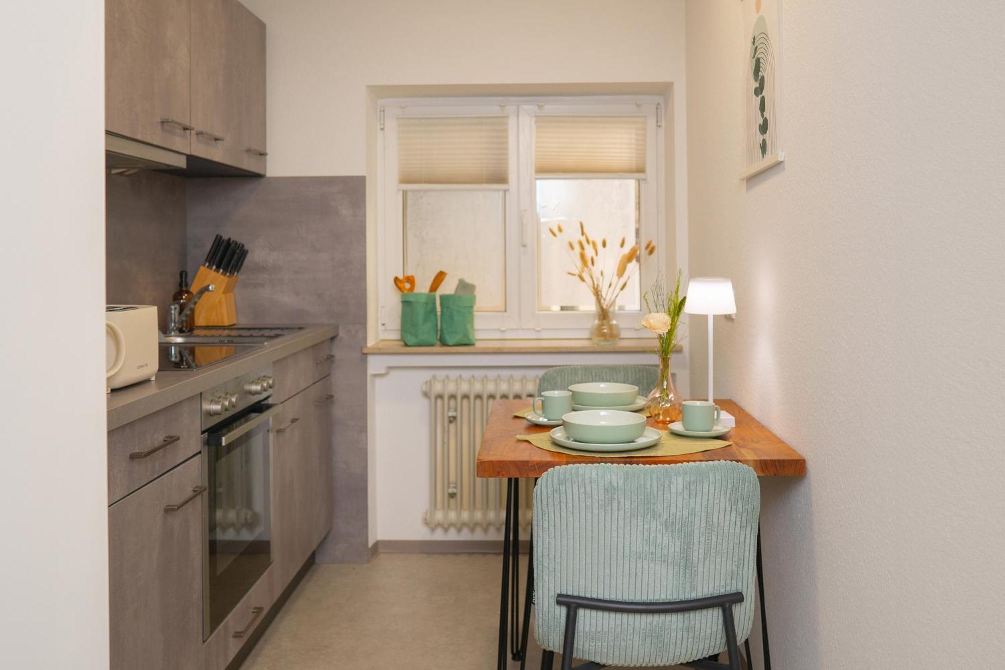 Einzigartiges Scandi Apartment - Innenstadt Mit Parkplatz, Balkon & Wlan - Perfekt Fuer Radfahrer Ридлинген Екстериор снимка